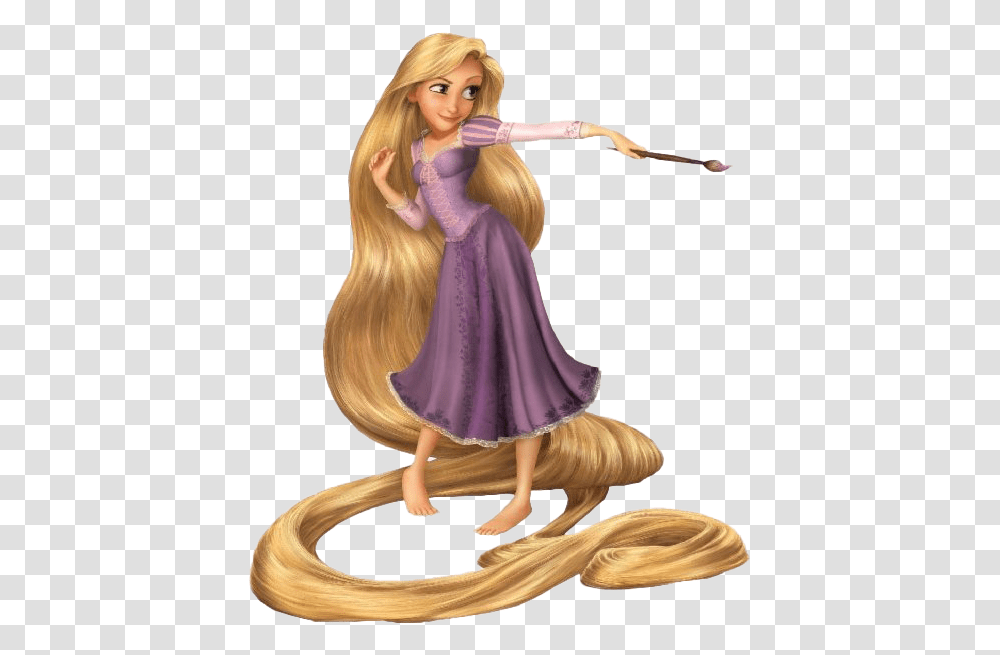 Rapunzel Disney Princess The Walt Disney Company Image Tangled Rapunzel Long Hair, Figurine, Doll, Toy, Person Transparent Png