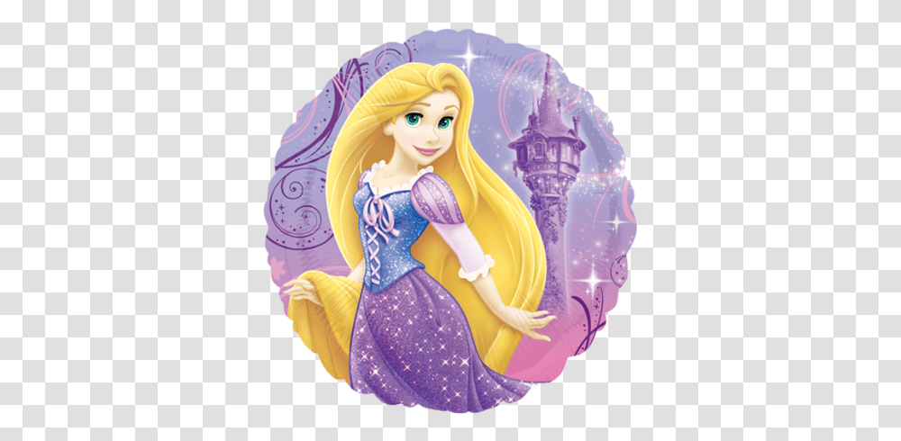Rapunzel Foil Balloon Disney Princess Rapunzel New Look, Doll, Toy, Barbie, Figurine Transparent Png