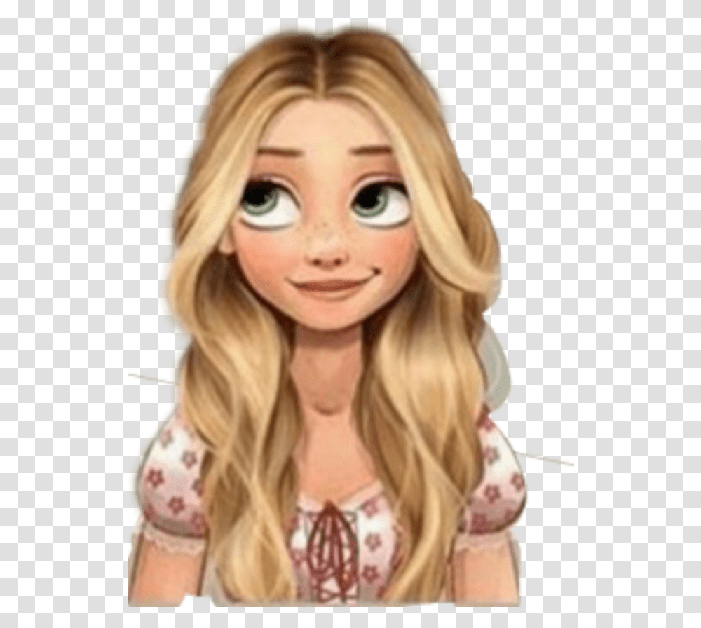 Rapunzel Hair Instablog Blond, Doll, Toy, Barbie, Figurine Transparent Png
