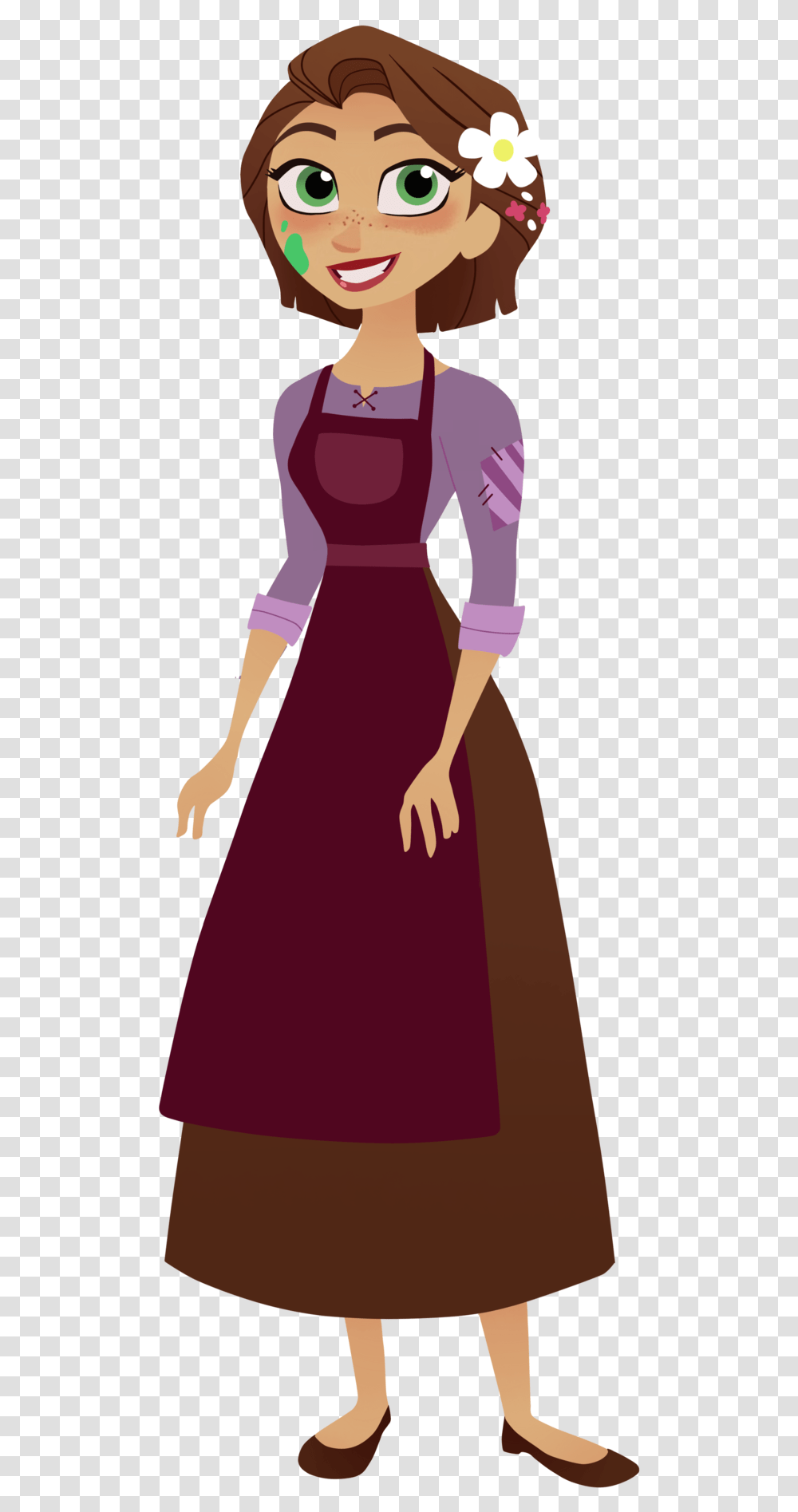 Rapunzel Role Swap Varian, Dress, Sleeve, Long Sleeve Transparent Png