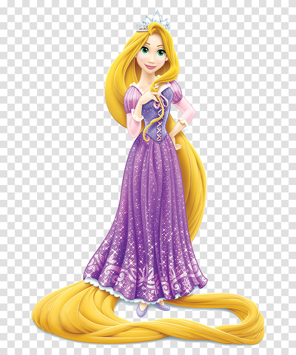 Rapunzel Tangled The Video Cartoon Images Of Rapunzel, Doll, Toy, Figurine, Barbie Transparent Png