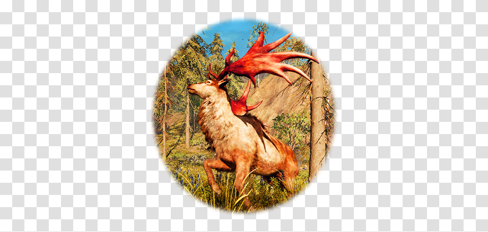 Rare Animals Far Cry Primal White Elk, Antelope, Wildlife, Mammal, Deer Transparent Png