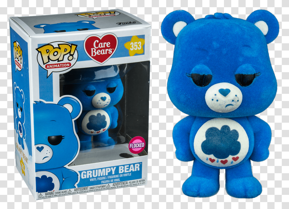 Rare Exclusive Care Bears Cheer Bear Funko Pop, Toy, Robot, Plush Transparent Png