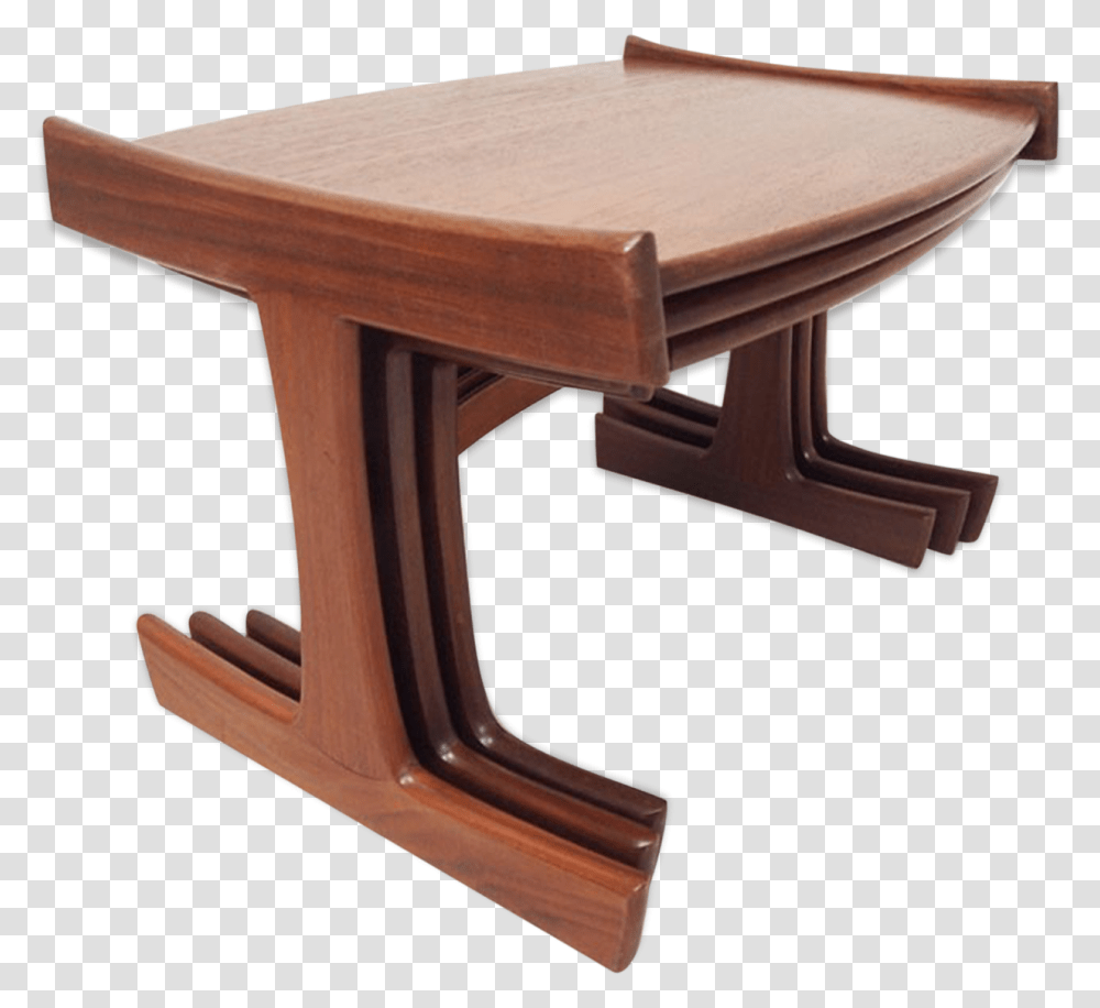 Rare Nest Of Teak G Plan TablesSrc Https Picnic Table, Furniture, Coffee Table, Chair, Tabletop Transparent Png