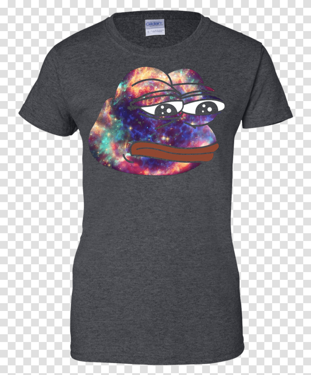 Rare Pepe Dank Meme Cosmic Space Frog Meme Original Your Husband My Husband, Apparel, T-Shirt, Person Transparent Png