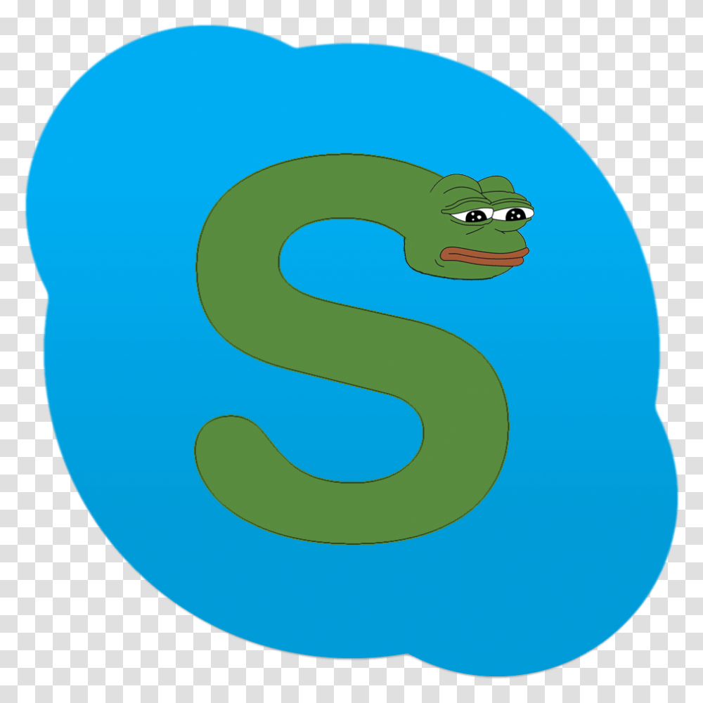 Rare Pepe Skype Pepe, Number, Label Transparent Png