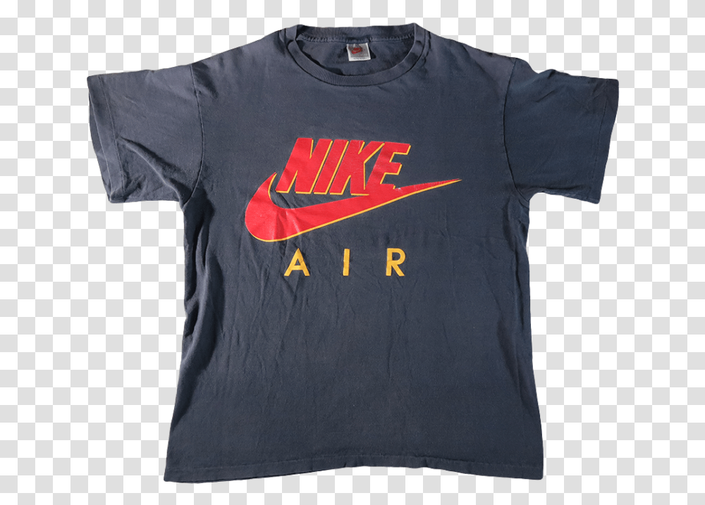 Rare Vintage Nike T Shirt 80s 90s Tee Active Shirt, Apparel, T-Shirt, Sleeve Transparent Png