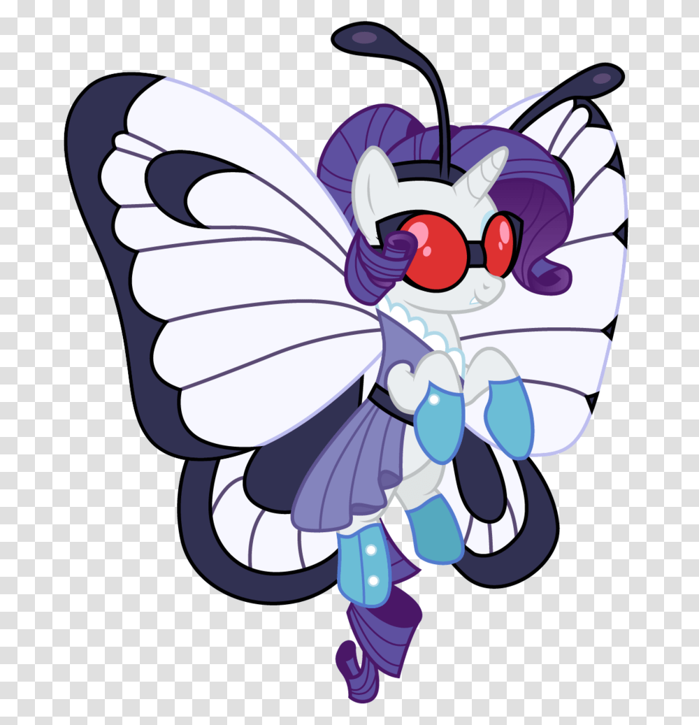 Rarity As Butterfree, Animal, Invertebrate Transparent Png