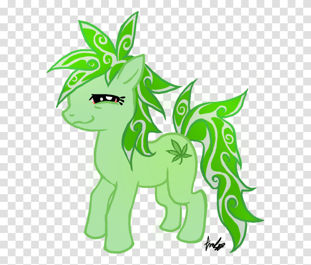 Rarity Rainbow Dash Pony Green Leaf Vertebrate Horse Weed Pony, Floral Design, Pattern Transparent Png