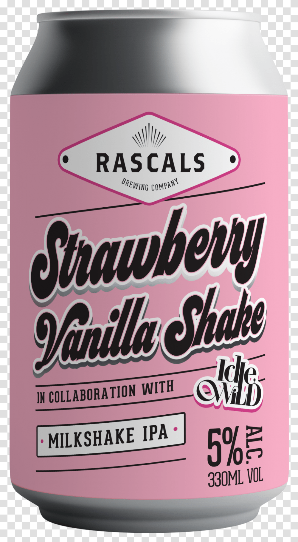 Rascals Brewery Milkshake Can Photo Credit Bottle, Label, Word, Poster Transparent Png