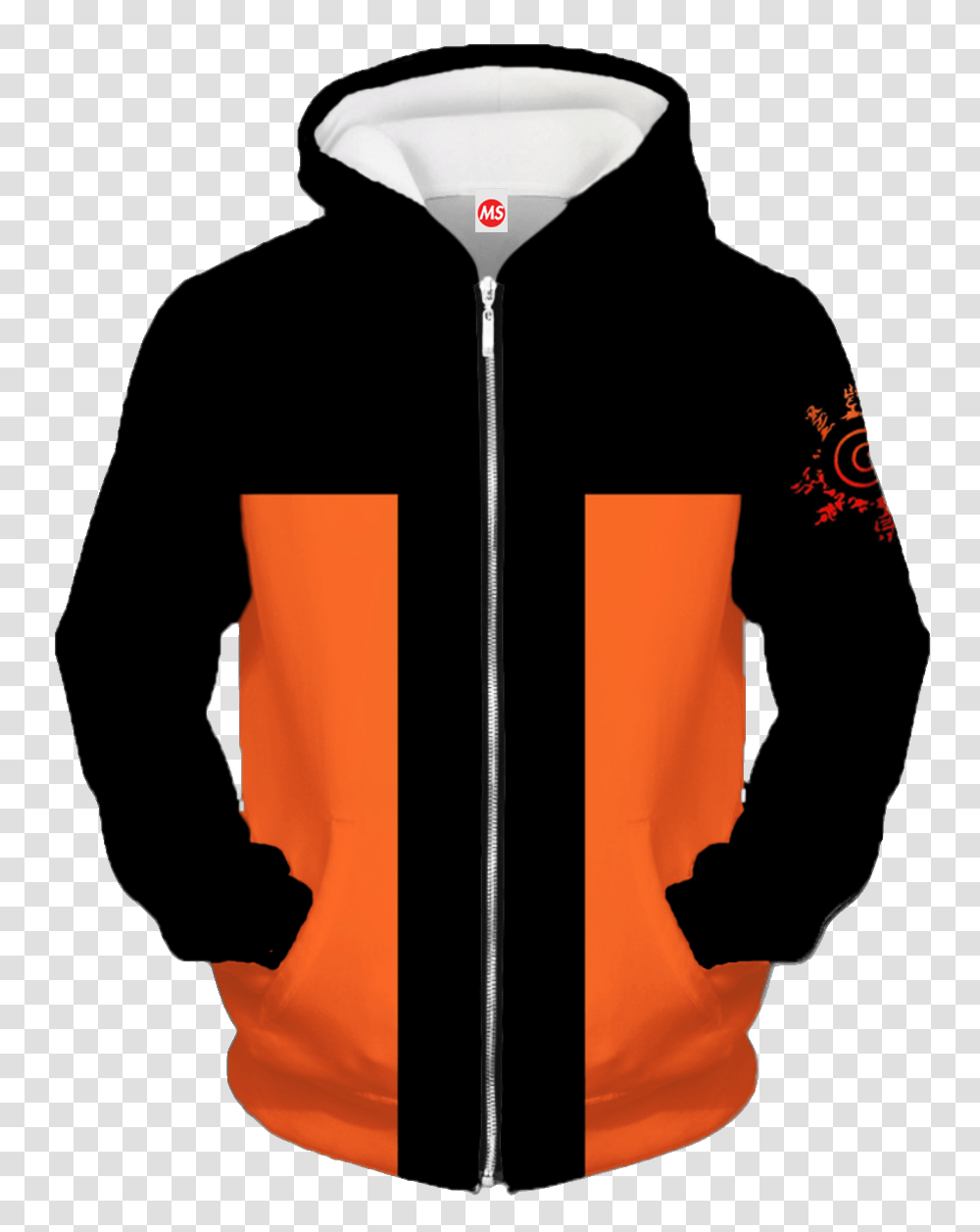 Rasengan Zip Up Hoodie Memesupremestore, Apparel, Jacket, Coat Transparent Png