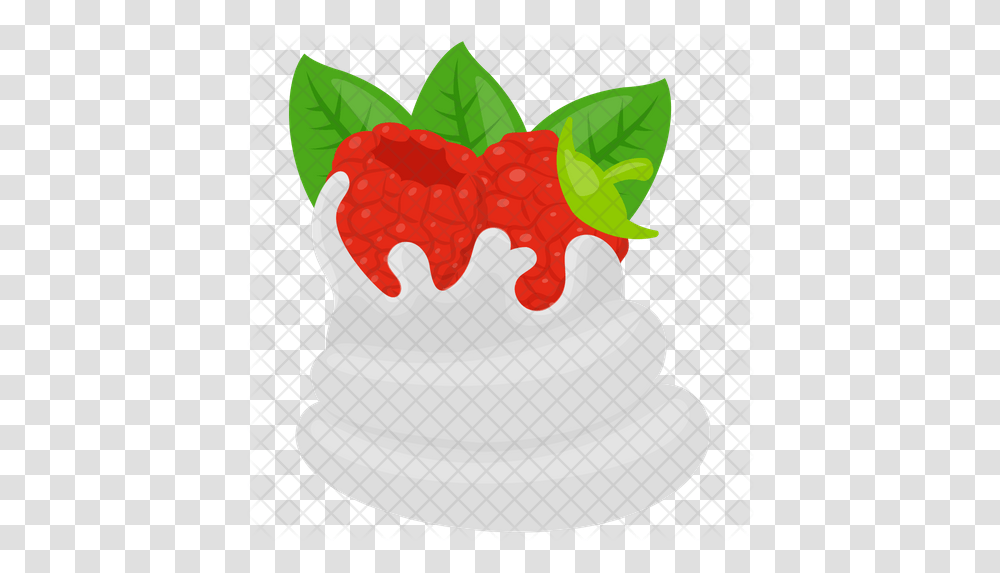 Raspberries Whipped Icon Strawberry, Birthday Cake, Dessert, Food, Sweets Transparent Png