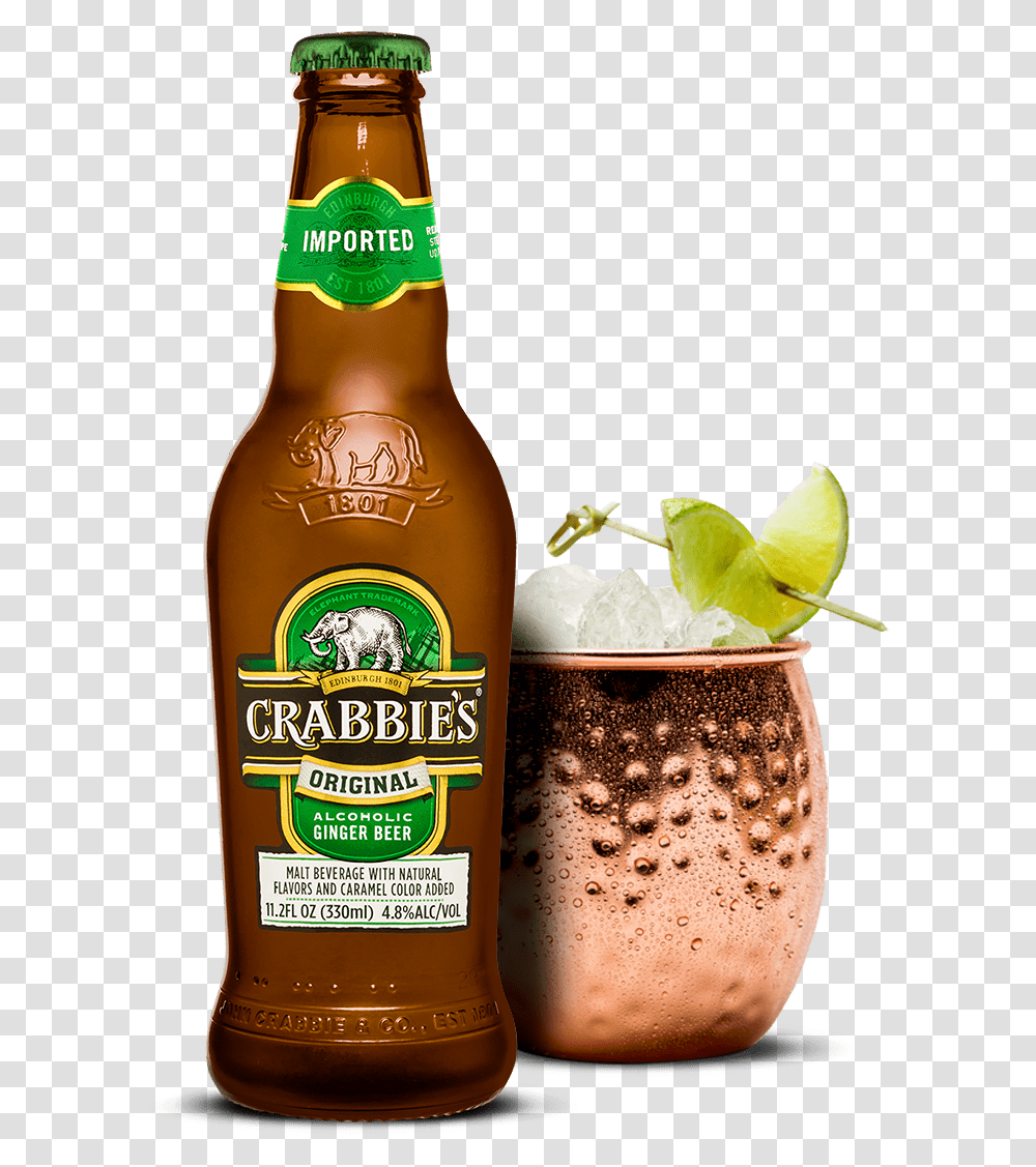 Raspberry Crabbies Ginger Beer, Beverage, Alcohol, Plant, Bottle Transparent Png