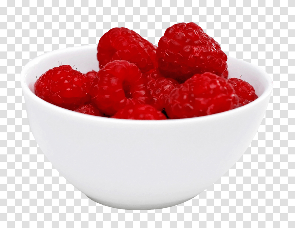 Raspberry In Bowl Image, Fruit, Plant, Food Transparent Png