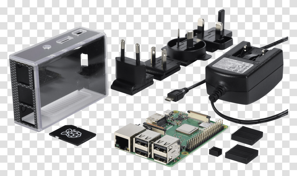 Raspberry Pi 3 Raspberry Pi 3 B, Adapter, Electronics, Hardware, Plug Transparent Png