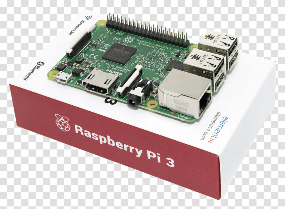 Raspberry Pi 3 Uae, Box, Electronics, Electronic Chip, Hardware Transparent Png