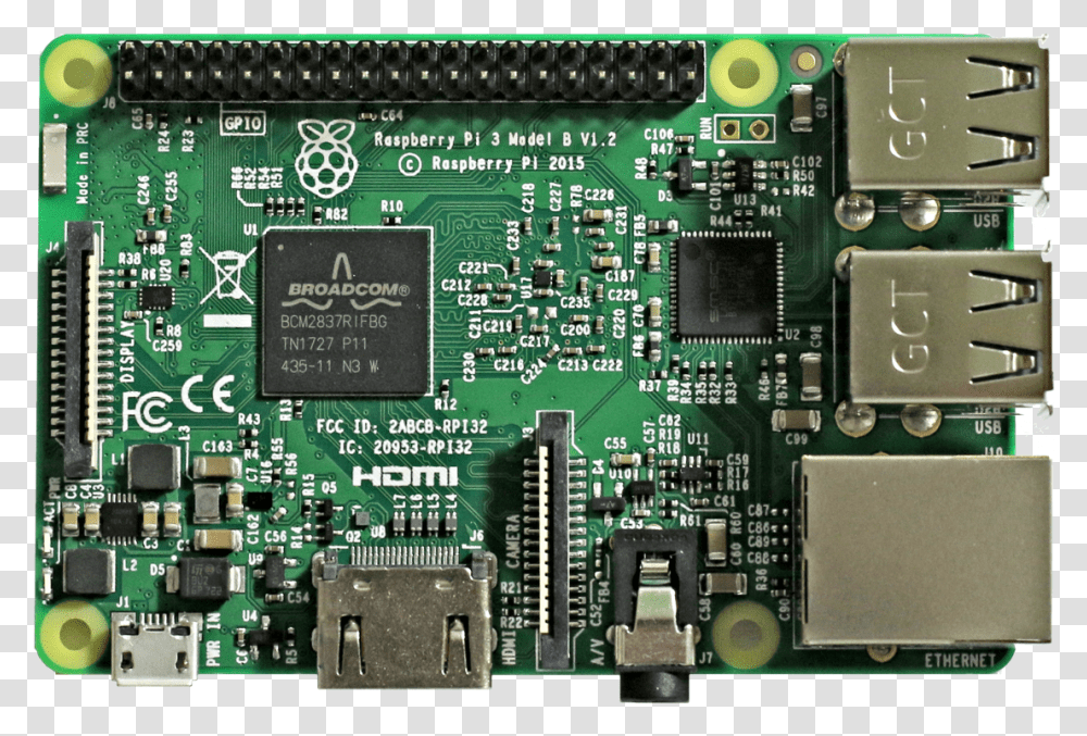 Raspberry Pi Model Labeled, Electronic Chip, Hardware, Electronics, Cpu Transparent Png