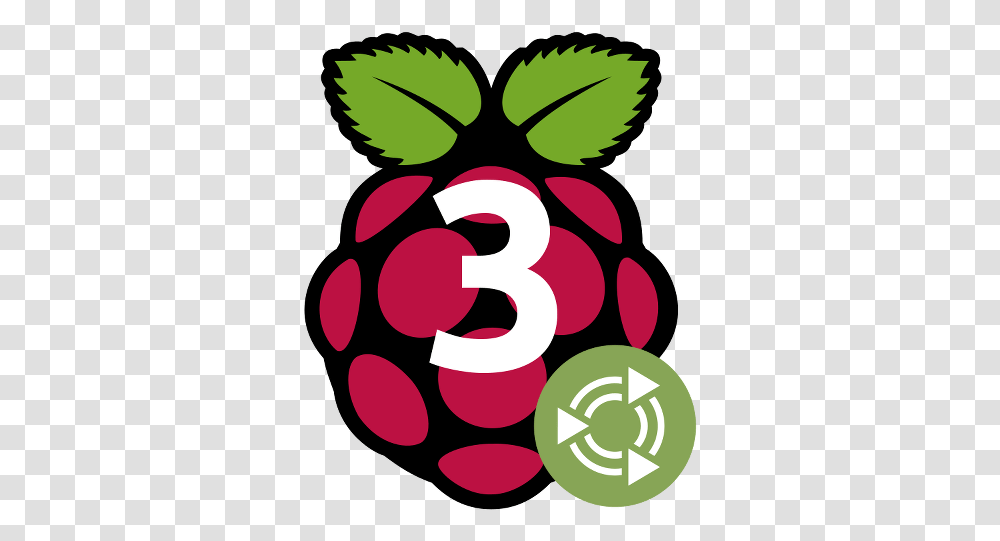 Raspberry Raspberry Pi 3 Logo, Number, Symbol, Text, Plant Transparent Png