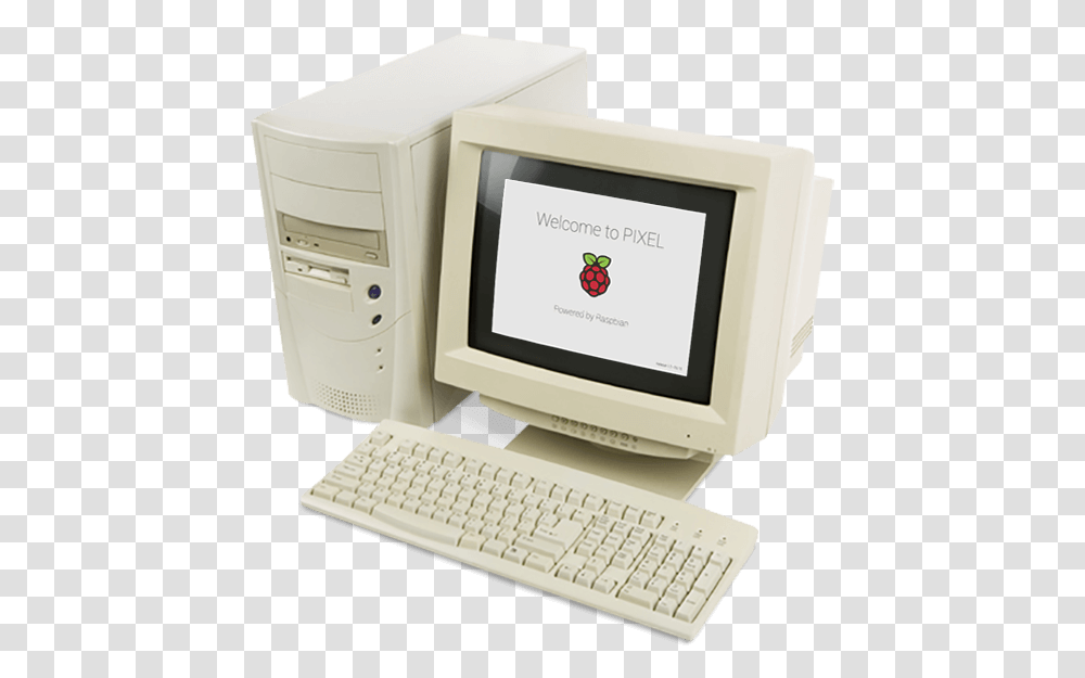 Raspbian Pixel On An Old Pc Or Mac Old Pc, Computer Keyboard, Computer Hardware, Electronics, Desktop Transparent Png