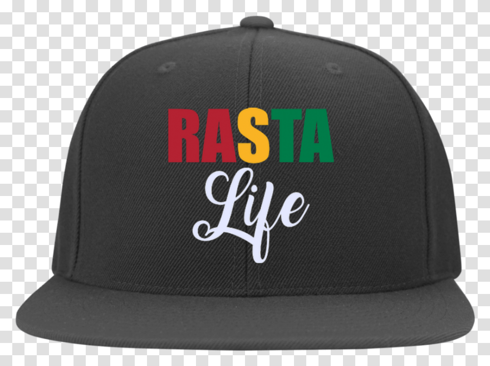 Rasta Life Flat Bill Cap Baseball Cap, Apparel, Hat Transparent Png