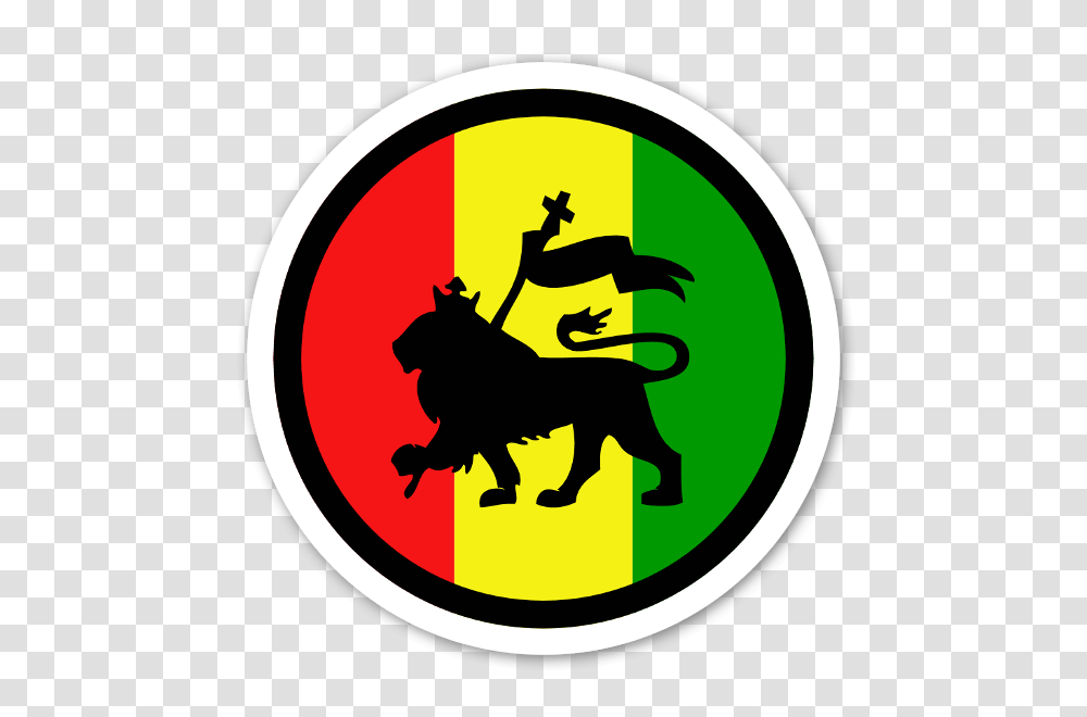 Rasta Lion Round Sticker Ideas For The House Rasta, Logo, Trademark, Dog Transparent Png