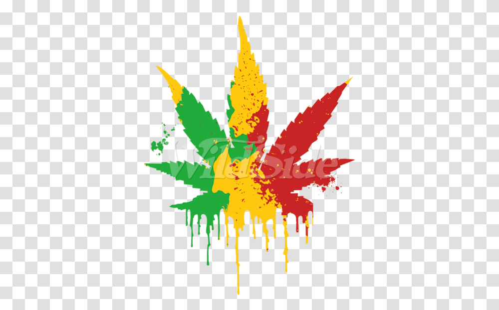 Rasta Weed Leaf, Plant, Poster, Advertisement Transparent Png