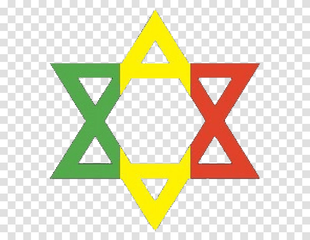 Rastafarian Star Of David Judaism Symbol, Star Symbol Transparent Png