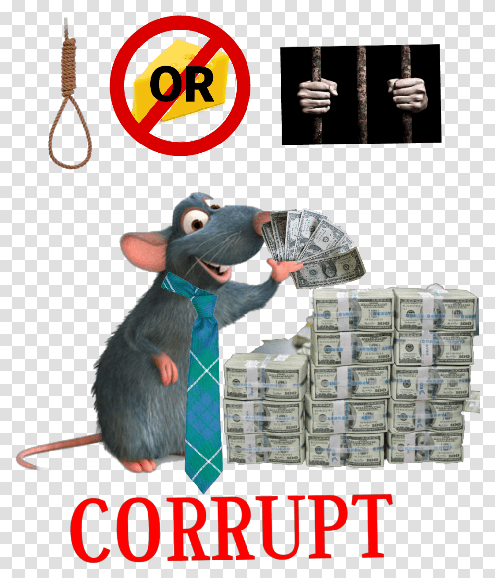 Rat Gif, Person, Human, Money, Hat Transparent Png