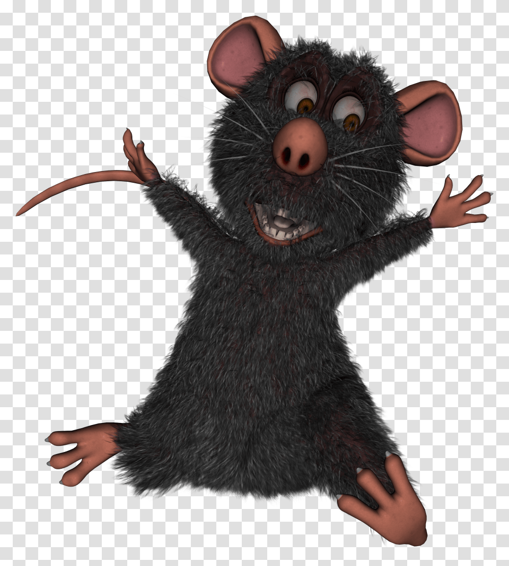 Rat Render Rodent Character Cartoon Hq Photo Rat Render Transparent Png
