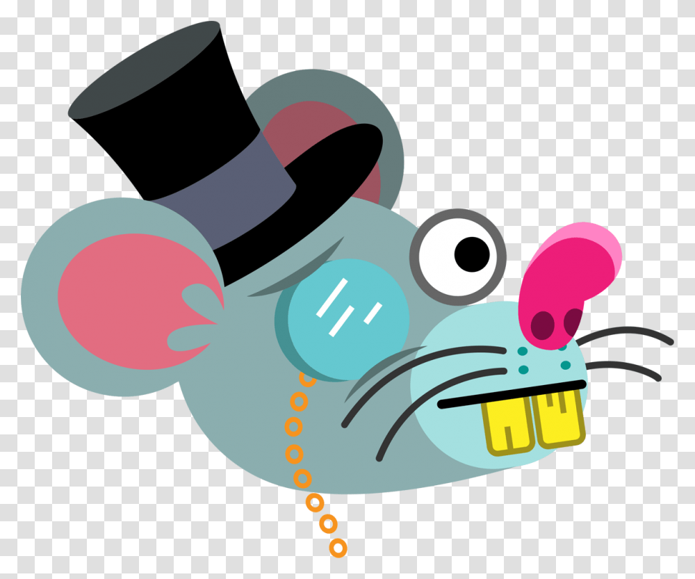 Rat With Top Hat And Monocle Rat Monocle, Poster, Advertisement Transparent Png