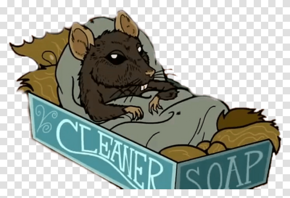 Rata Rat Mouse Mousesticker Raton Ratoncito Cansado Rat, Mammal, Animal, Wildlife, Rodent Transparent Png