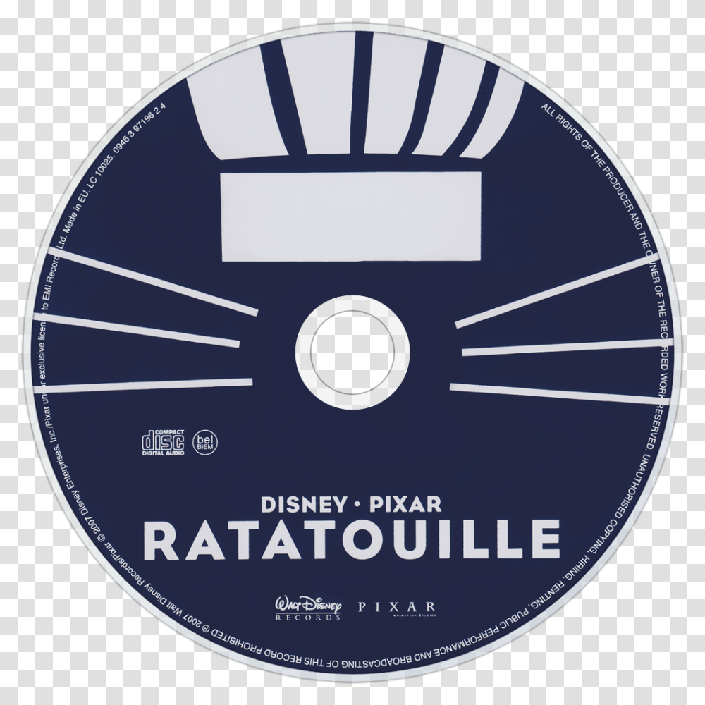 Ratatouille Cd Walt Disney Records Soundtrack, Disk, Dvd Transparent Png
