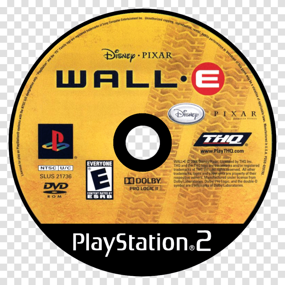 Ratchet And Clank Size Matters Ps2 Disc Wall E Ps2 Disc, Disk, Dvd Transparent Png