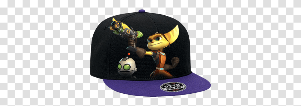 Ratchet And Clank Snapback Wool Blend Flat Bill Hat Ratchet And Clank Hat, Clothing, Person, People, Cap Transparent Png