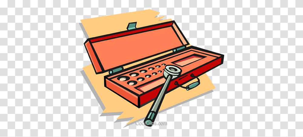 Ratchet Set Royalty Free Vector Clip Art Illustration, Musical Instrument, Leisure Activities, Pencil Box, Treasure Transparent Png