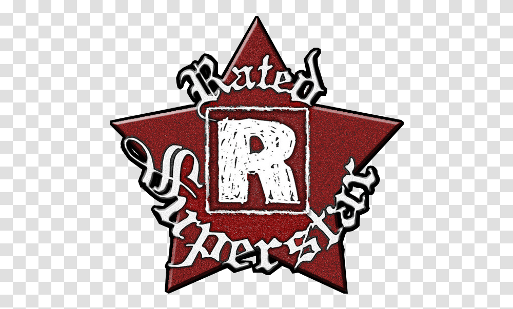 Rated R Superstar Edge Logo Image Edge Rated R, Symbol, Trademark, Poster, Advertisement Transparent Png