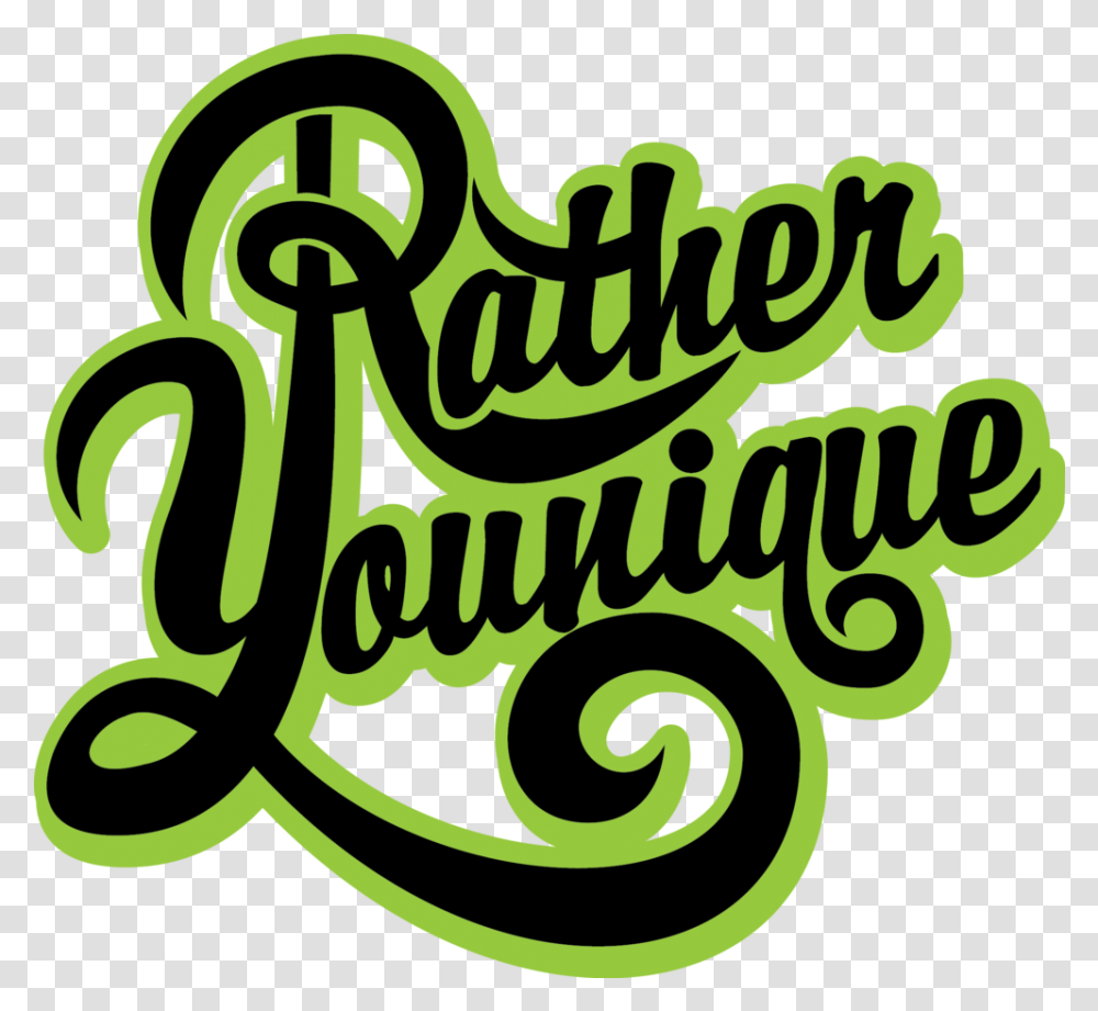 Rather Younique Logo, Text, Calligraphy, Handwriting Transparent Png