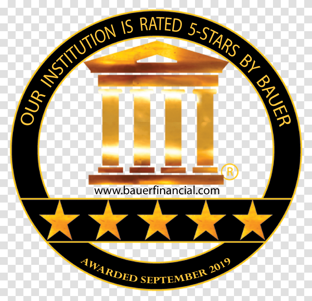 Rating Star 5 Star Bauer Financial Rating Svg, Logo, Trademark, Emblem Transparent Png