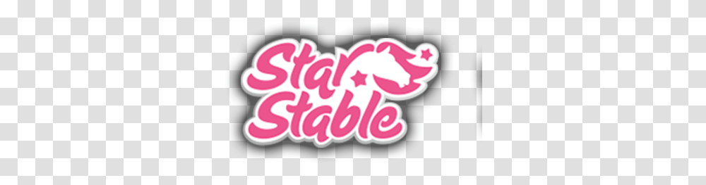 Ratings Of The Game Star Stable Logo Star Stable, Text, Label, Ketchup, Food Transparent Png