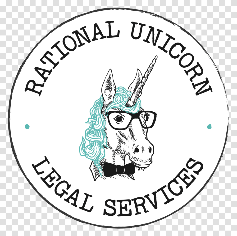 Rational Unicorn Circle, Label, Logo Transparent Png