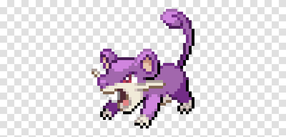 Rattata 019 Rattata Pokemon Pixel Art, Rug, Plant, Purple, Toy Transparent Png