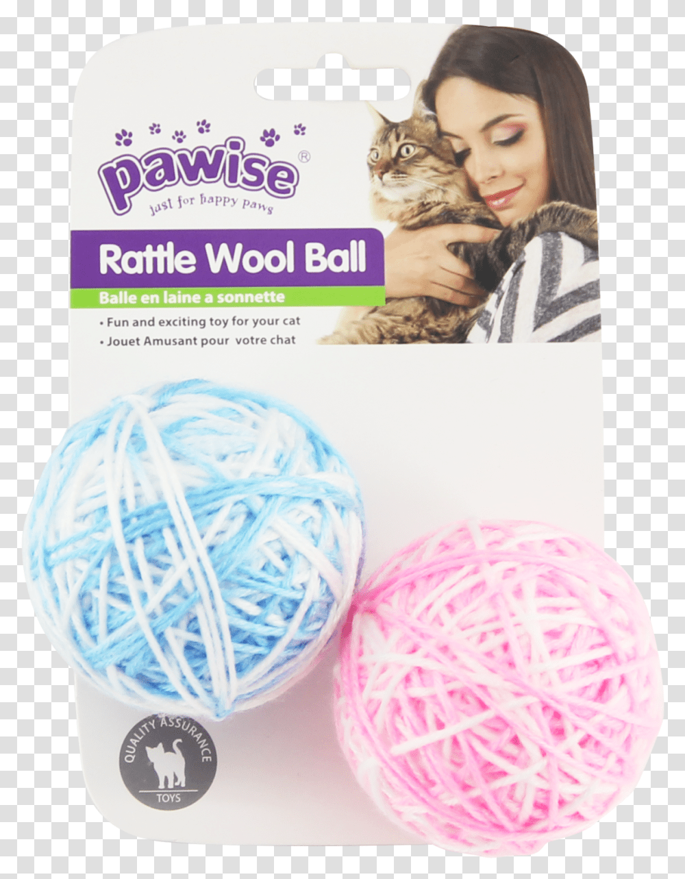 Rattle Wool Ball Cat Toy, Pet, Mammal, Animal, Person Transparent Png