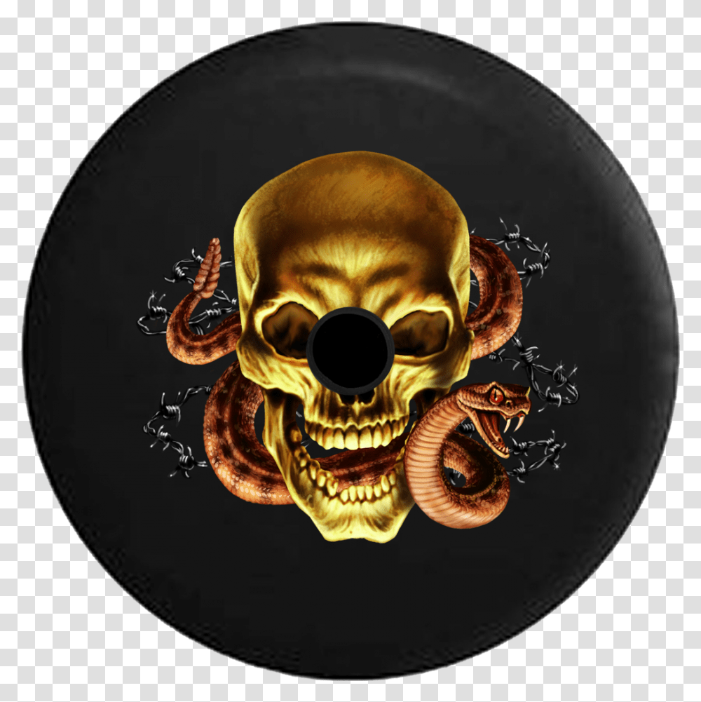 Rattlesnake And Skull, Head, Pirate, Hair, Painting Transparent Png