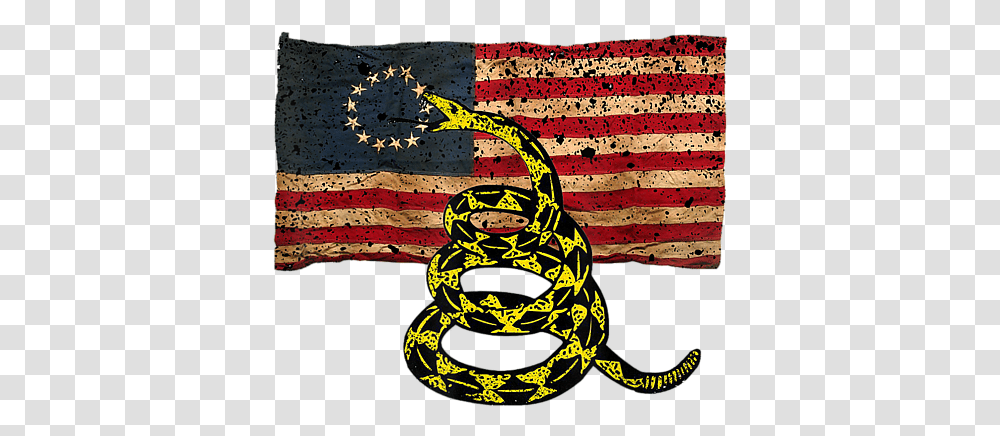 Rattlesnake Round Off Symbol, Flag, American Flag, Person, Human Transparent Png