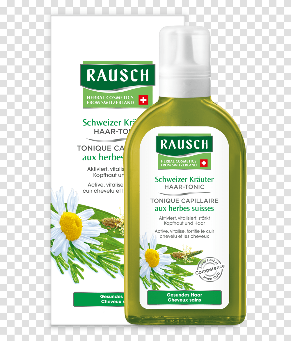 Rausch Swiss Herbal Hair Tonic, Bottle, Cosmetics, Menu Transparent Png