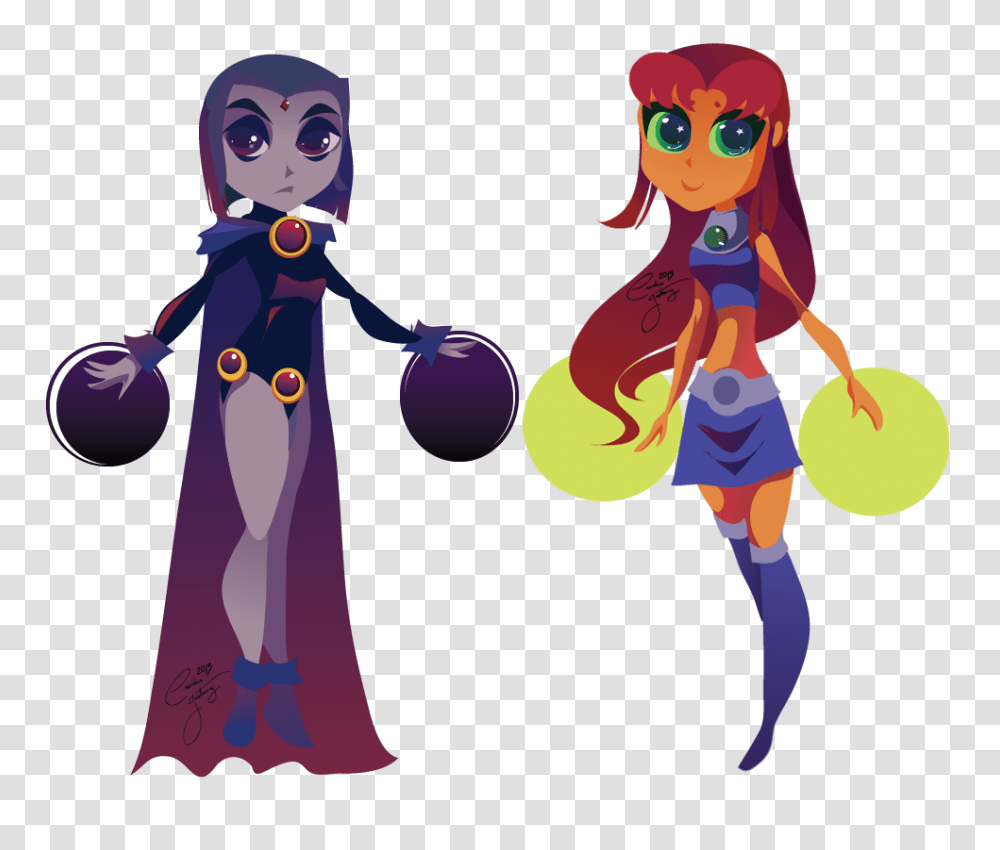Raven And Starfire, Performer Transparent Png