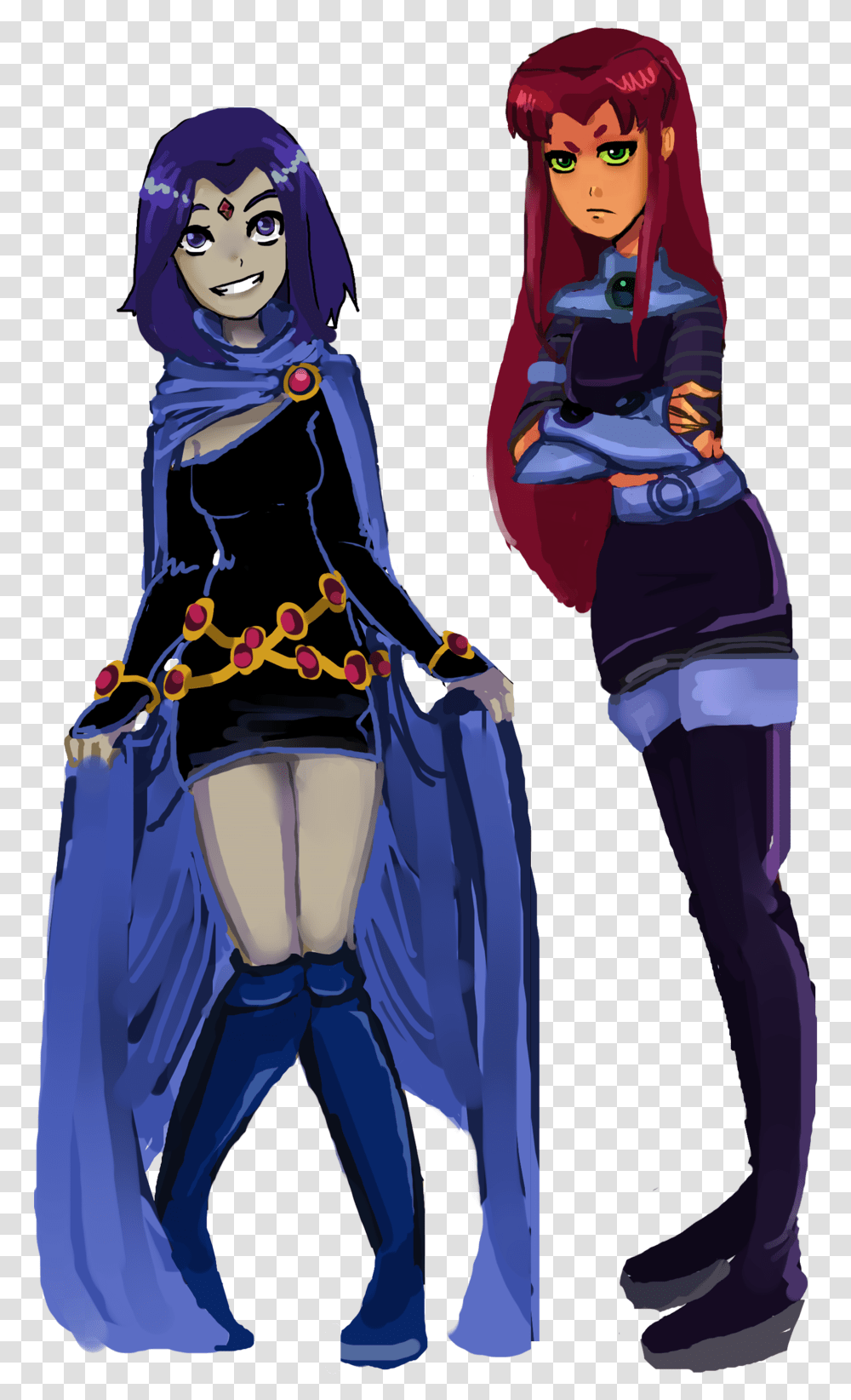 Raven And Starfire Switch Bodies, Apparel, Person, Human Transparent Png
