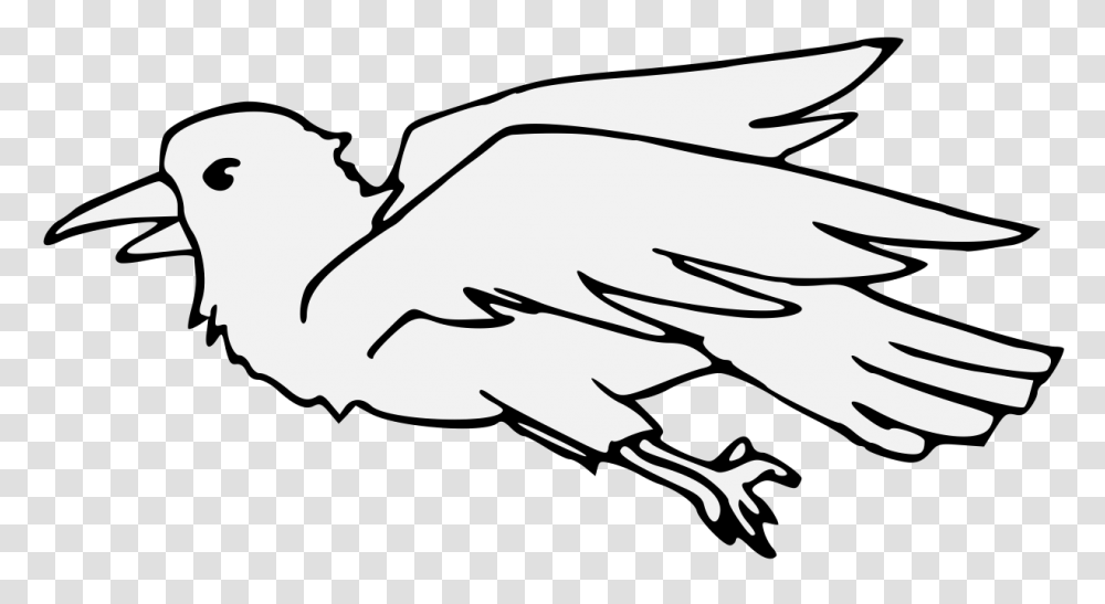Raven Clipart Traceable, Hand, Stencil, Bird, Animal Transparent Png