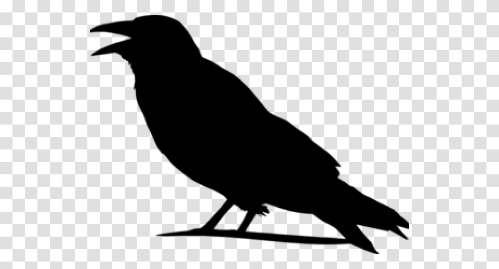Raven Outline Cliparts Background Crow Clipart, Gray, World Of Warcraft Transparent Png