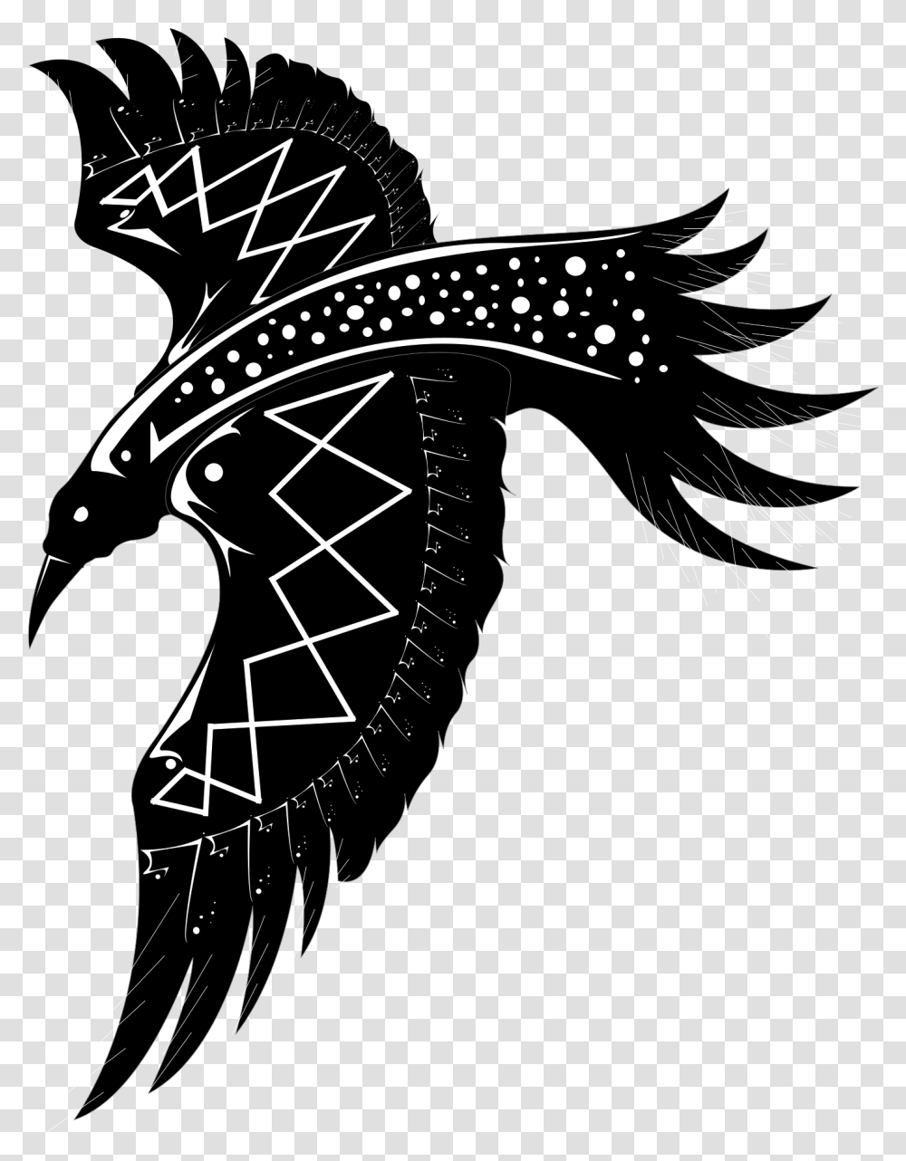 Raven Pesquisa Google Raven Tattoo Art, Dragon Transparent Png